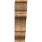 Ekena Millwork Legacy Traditional Rough Sawn Bracket, Western Red Cedar, 6"W x 22"D x 22"H BKT06X22X22LEC01RWR - alternate 2
